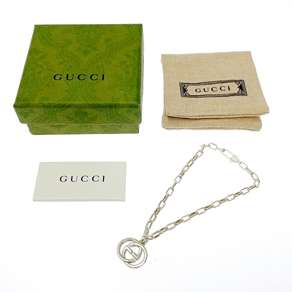 Gucci Silver Interlocking Bracelet - image 1